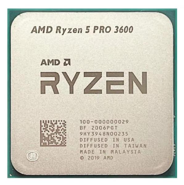Процесор AMD Ryzen 5 PRO 3600 (100-000000029) (Socket AM4, 12T, 4.2 ГГц, Tray)