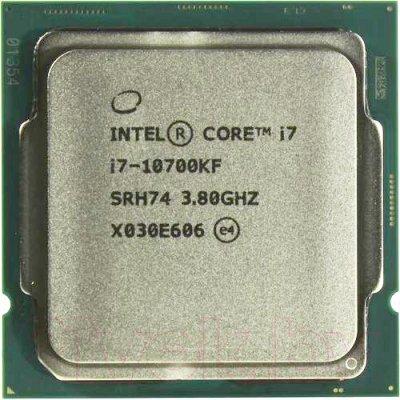 Процесор Intel Core i7 10700KF (BX8070110700KF) (Socket 1200, 16T, 5 ГГц / 4.7 всі ядра /, Box) Б/в