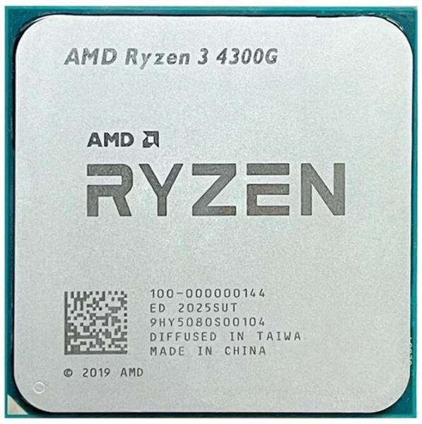 Процесор AMD Ryzen 3 4300G (100-000000144) (Socket AM4, 8T, 4.0 ГГц, Tray)