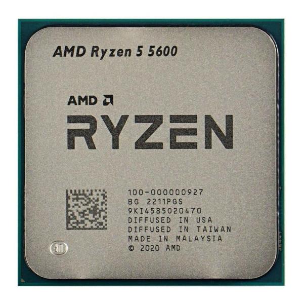 Процесор AMD Ryzen 5 5600 MPK (100-100000927MPK) (Socket AM4, 12T, 4.4 ГГц, Tray)