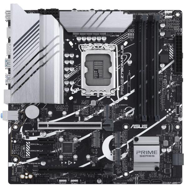 Материнська плата ASUS PRIME Z790M-Plus (PRIME Z790M-PLUS) (Socket 1700, Intel Z790, Micro-ATX)