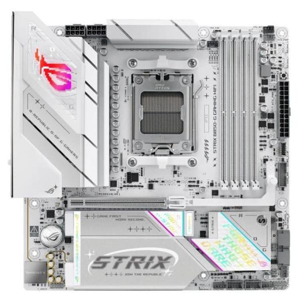 Материнська плата ASUS ROG STRIX B850-G GAMING WIFI (ROG STRIX B850-G GAMING WIFI) (Socket AM5, AMD B850, Micro-ATX)