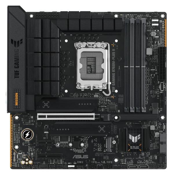 Материнська плата ASUS TUF GAMING B760M-PLUS II (TUF GAMING B760M-PLUS II) (Socket 1700, Intel B760, Micro-ATX)