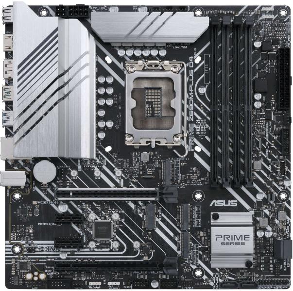 Материнська плата ASUS PRIME Z690M-PLUS D4 (PRIME Z690M-PLUS D4) (Socket 1700, Intel Z690, ATX) Б/в