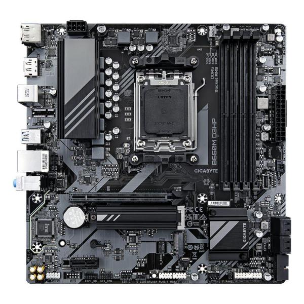 Материнська плата GIGABYTE B650M D3HP (B650M D3HP) (Socket AM5, AMD B650, Micro-ATX)