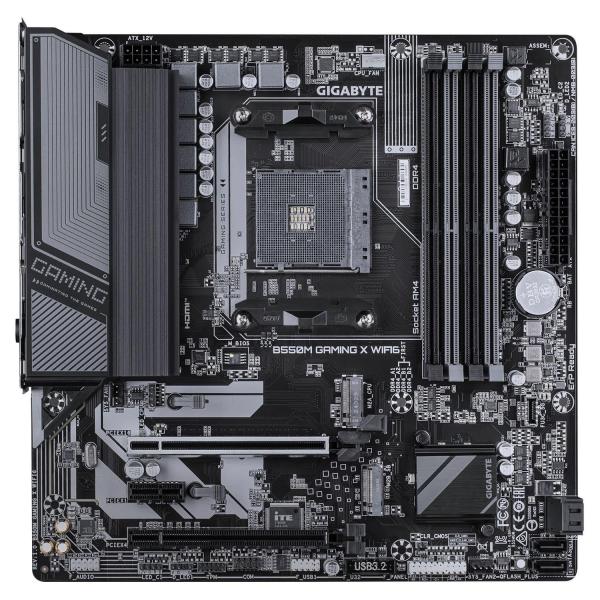 Материнська плата GIGABYTE B550M GAMING X WIFI6 (B550M GAMING X WIFI6) (Socket AM4, AMD B550, Micro-ATX)