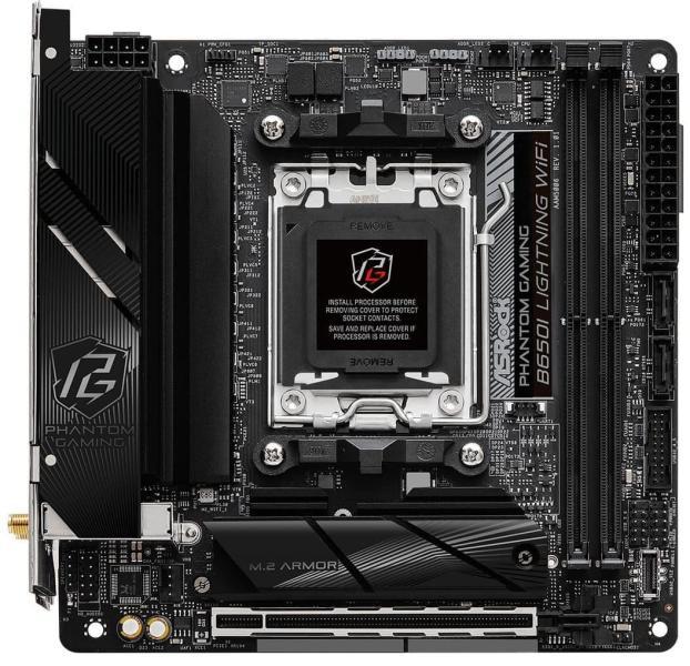 Материнська плата AsRock B650I LIGHTNING WIFI (B650I LIGHTNING WIFI) (Socket AM5, AMD B650, Mini-ITX)