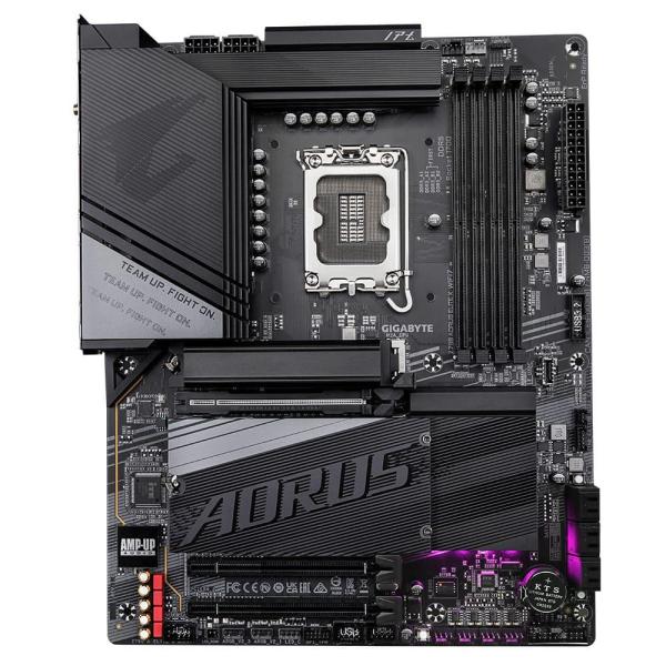Материнська плата Gigabyte Z790 AORUS ELITE X WIFI7 (Z790 AORUS ELITE X WIFI7) (Socket 1700, Intel Z790, ATX) Б/в