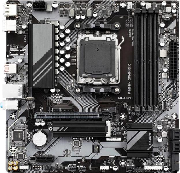 Материнська плата GIGABYTE A620M GAMING X (A620M GAMING X) (Socket AM5, AMD A620, Micro-ATX) U1