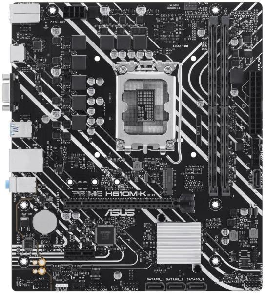 Материнська плата ASUS PRIME H610M-K (PRIME H610M-K) (Socket 1700, Intel H610, Micro-ATX)