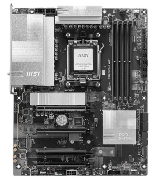 Материнська плата MSI PRO B850-P WIFI (PRO B850-P WIFI) (Socket AM5, AMD B850, ATX) FR