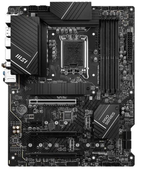 Материнська плата MSI PRO Z790-P WIFI DDR4 (PRO Z790-P WIFI DDR4) (Socket 1700, Intel Z790, ATX)