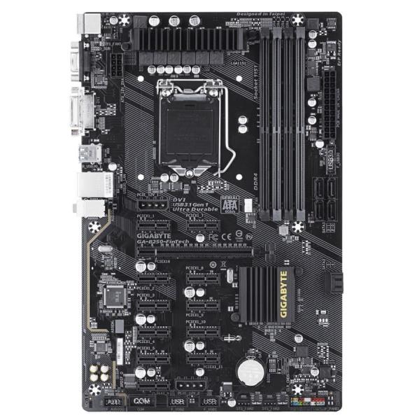 Материнська плата Gigabyte GA-B250-FinTech (GA-B250-FinTech) (Socket 1151, Intel B250, ATX) Б/в
