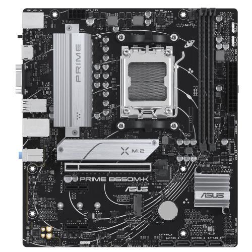 Материнська плата ASUS PRIME B650M-K (PRIME B650M-K) (Socket AM5, AMD B650, Micro-ATX)