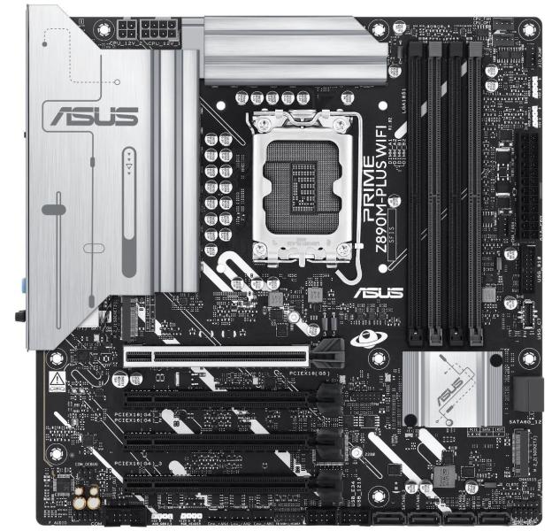 Материнська плата ASUS PRIME Z890M-PLUS WIFI (PRIME Z890M-PLUS WIFI) (Socket 1851, Intel Z890, Micro-ATX)