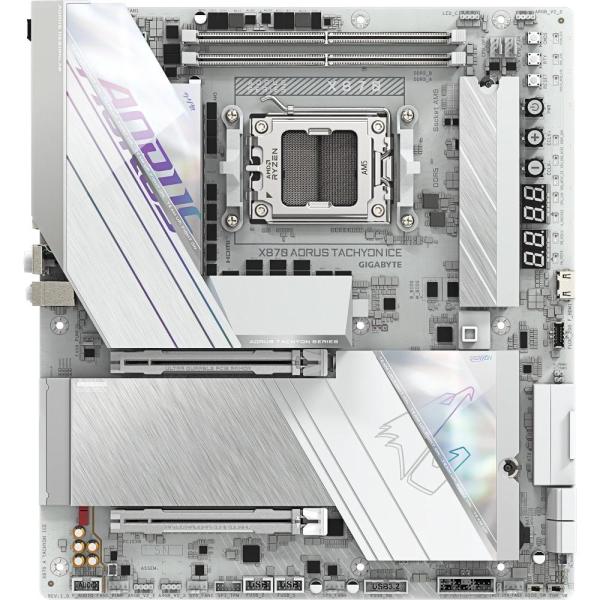 Материнська плата Gigabyte X870 AORUS TACHYON ICE (X870 AORUS TACHYON ICE) (Socket AM5, AMD X870, E-ATX)