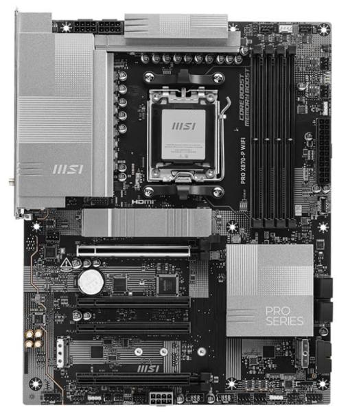 Материнська плата MSI PRO X870-P WIFI (PRO X870-P WIFI) (Socket AM5, AMD X870, ATX)