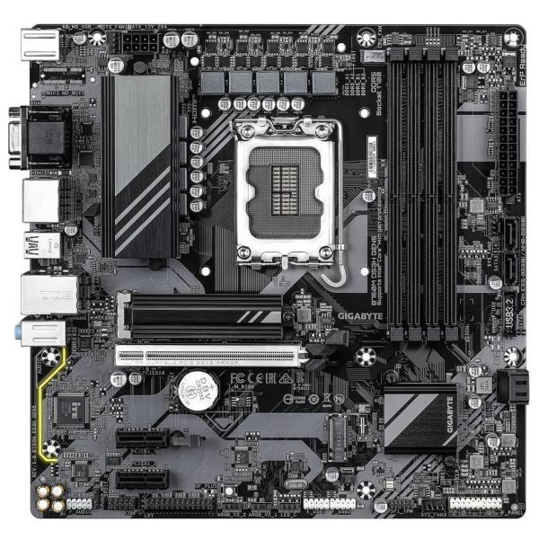 Материнська плата GIGABYTE B760M DS3H GEN5 (B760M DS3H GEN5) (Socket 1700, Intel B760, Micro-ATX)