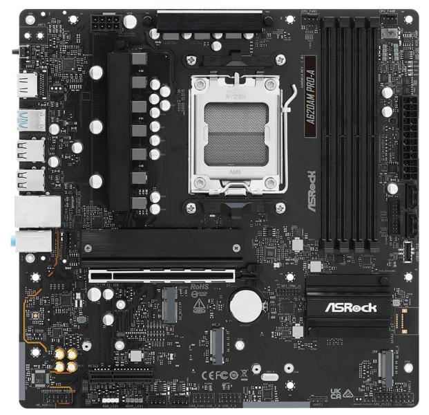 Материнська плата AsRock A620AM PRO-A (A620AM PRO-A) (Socket AM5, AMD A620A, Micro-ATX)