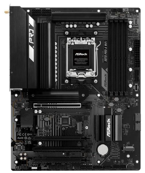 Материнська плата AsRock X870 PRO-A WIFI (X870 PRO-A WIFI) (Socket AM5, AMD X870, ATX)