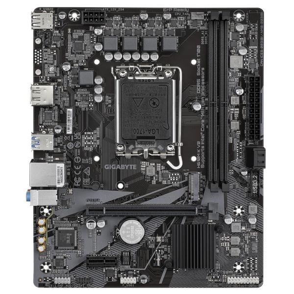 Материнська плата Gigabyte H610M K V2 (H610M K V2) (Socket 1700, Intel H610, Micro-ATX) U1