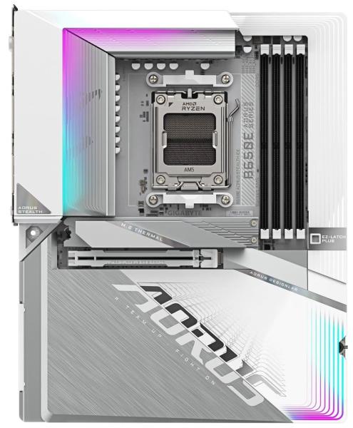 Материнська плата GIGABYTE B650E AORUS STEALTH ICE BTF (B650E AORUS STEALTH ICE) (Socket AM5, AMD B650, ATX)