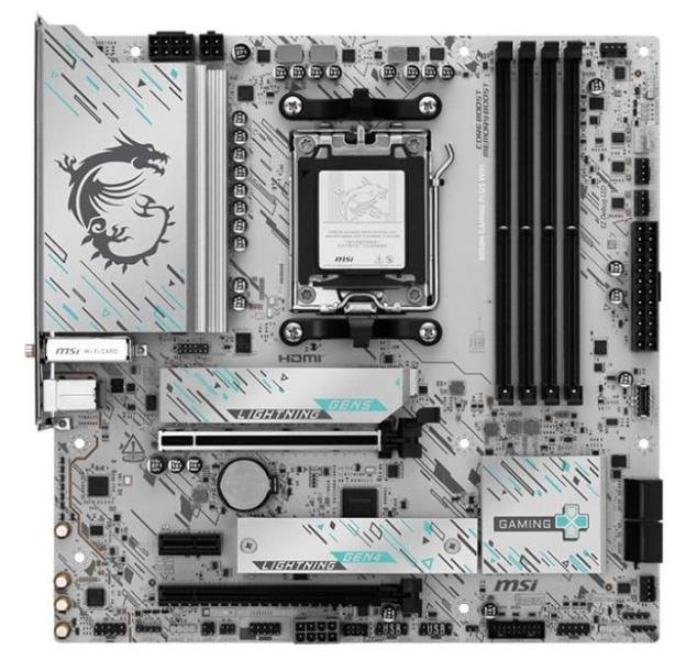 Материнська плата MSI B850M GAMING PLUS WIFI (B850M GAMING PLUS WIFI) (Socket AM5, AMD B850, Micro-ATX) FR
