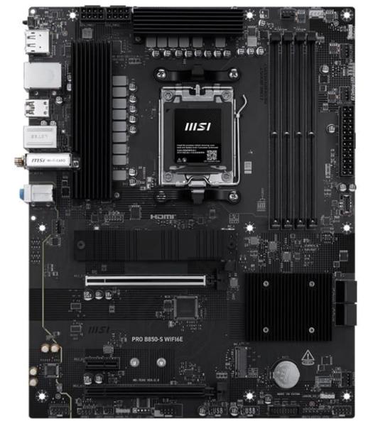 Материнська плата MSI PRO B850-S WIFI6E (PRO B850-S WIFI6E) (Socket AM5, AMD B850, ATX) FR