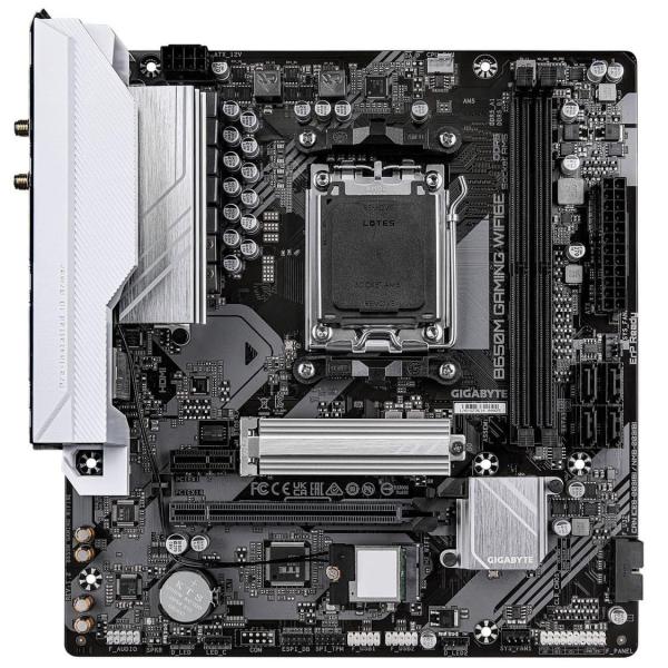 Материнська плата GIGABYTE B650M GAMING WIFI6E (B650M GAMING WIFI6E) (Socket AM5, AMD B650, Micro-ATX)