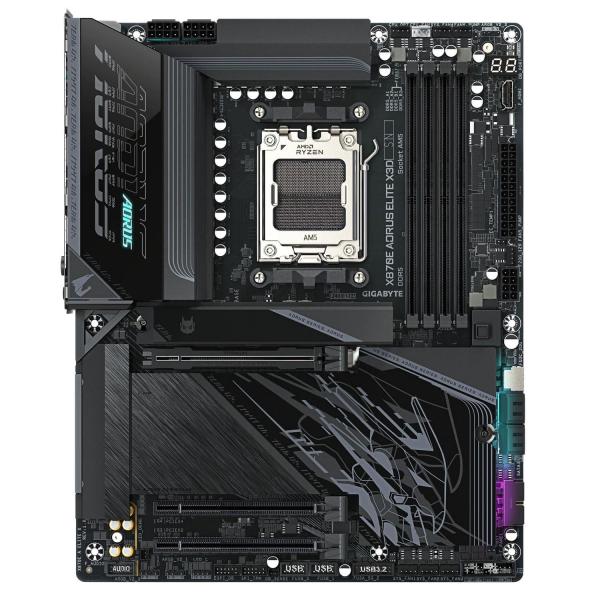 Материнська плата GIGABYTE X870E AORUS ELITE X3D (X870E AORUS ELITE X3D) (Socket AM5, AMD X870E, ATX)