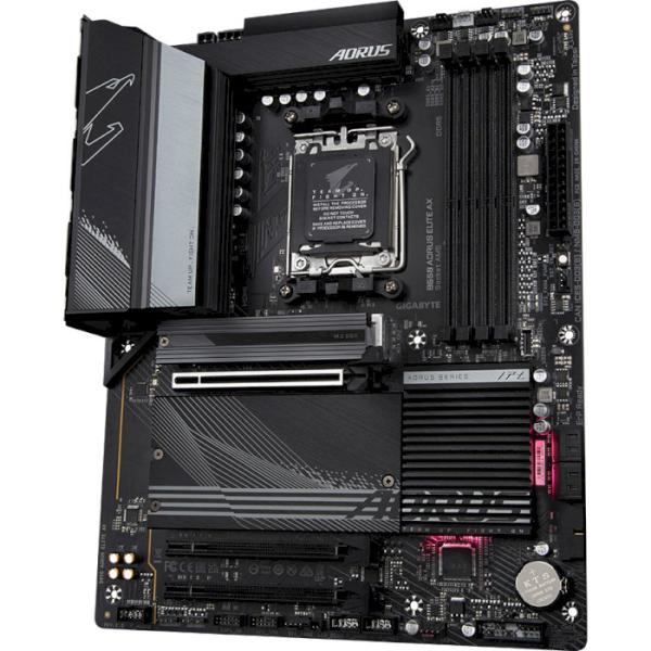 Материнська плата Gigabyte B650 AORUS ELITE AX (B650 AORUS ELITE AX) (Socket AM5, AMD B650, ATX) Б/в,U1