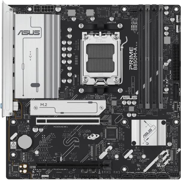 Материнська плата ASUS PRIME B850M-A-CSM (PRIME B850M-A-CSM) (Socket AM5, AMD B850, Micro-ATX)