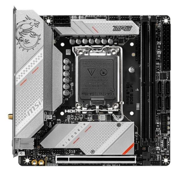 Материнська плата MSI MPG B760I EDGE WIFI (MPG B760I EDGE WIFI) (Socket 1700, Intel B760, Mini-ITX)