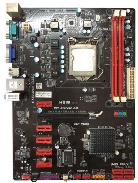 Материнська плата Biostar H61B (H61B) (Socket 1155, Intel H61, ATX) Б/в