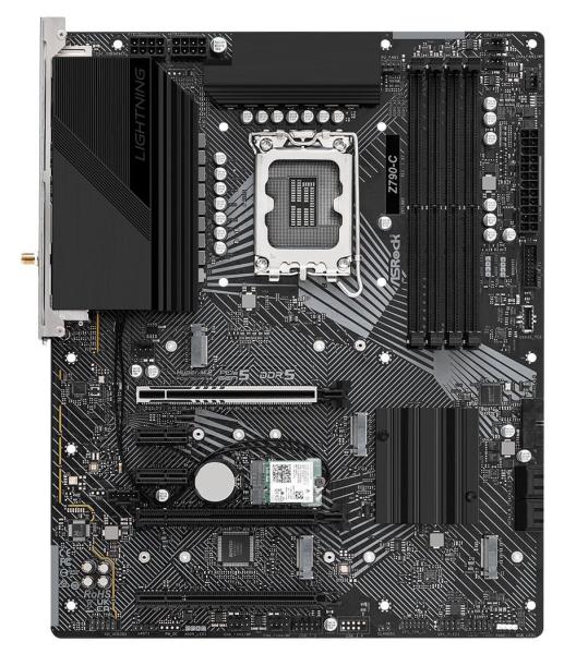 Материнська плата ASRock Z790-C Wi-Fi (90-MXBK70-A0UAYZ) (Socket 1700, Intel Z790, ATX) Б/в