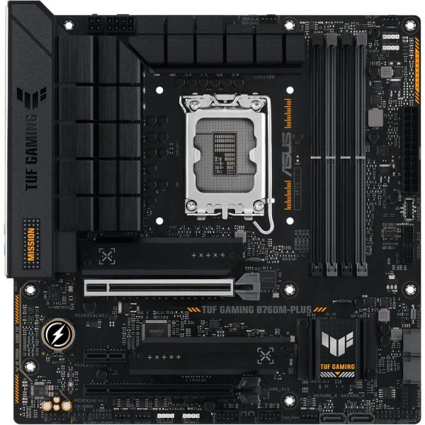 Материнська плата ASUS TUF GAMING B760M-PLUS (TUF GAMING B760M-PLUS) (Socket 1700, Intel B760, Micro-ATX)