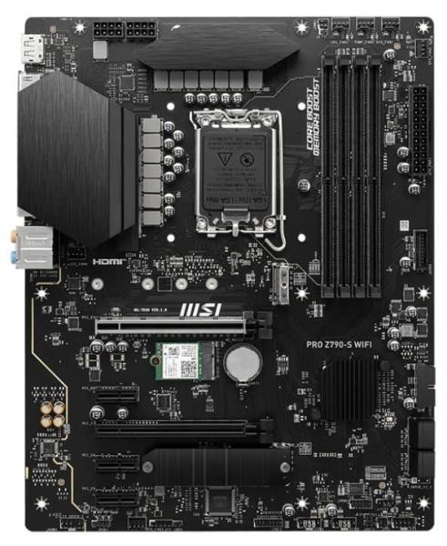 Материнська плата MSI PRO Z790-S WIFI (PRO Z790-S WIFI) (Socket 1700, Intel Z790, ATX) Б/в