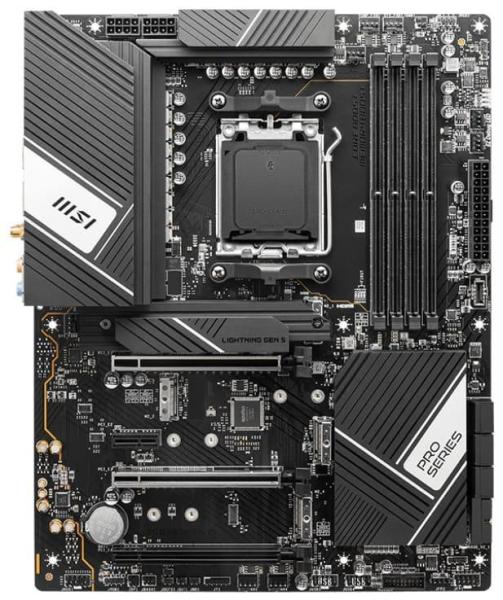 Материнська плата MSI PRO X670-P WIFI (PRO X670-P WIFI) (Socket AM5, AMD X670, ATX) Б/в