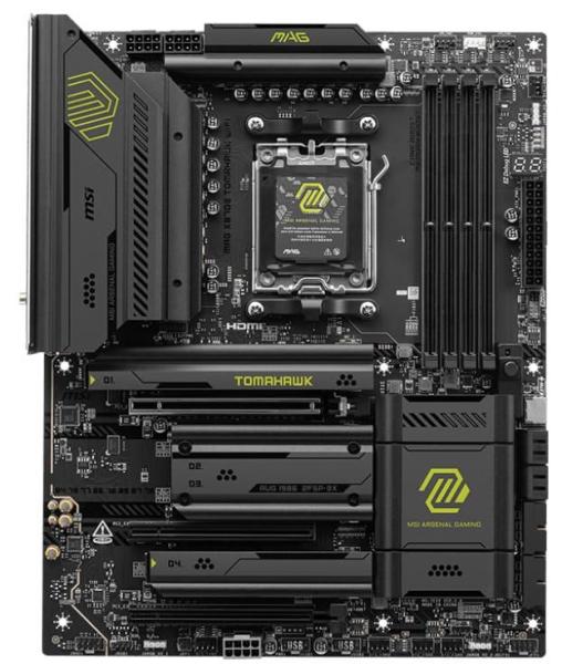 Материнська плата MSI MAG X870E TOMAHAWK WIFI (MAG X870E TOMAHAWK WIFI) (Socket AM5, AMD X870E, ATX)