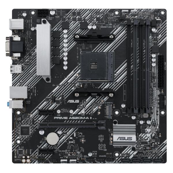 Материнська плата ASUS PRIME A520M-A II/CSM (PRIME A520M-A II/CSM) (Socket AM4, AMD A520, Micro-ATX)