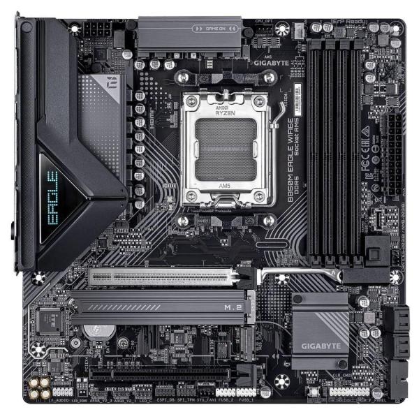 Материнська плата Gigabyte B850M EAGLE WIFI6E (B850M EAGLE WIFI6E) (Socket AM5, AMD B850, Micro-ATX)
