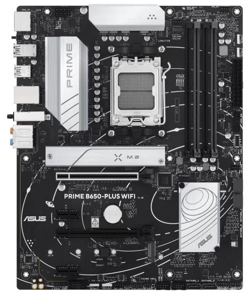Материнська плата ASUS PRIME B650-PLUS WIFI (PRIME B650-PLUS WIFI) (Socket AM5, AMD B650, ATX) U1