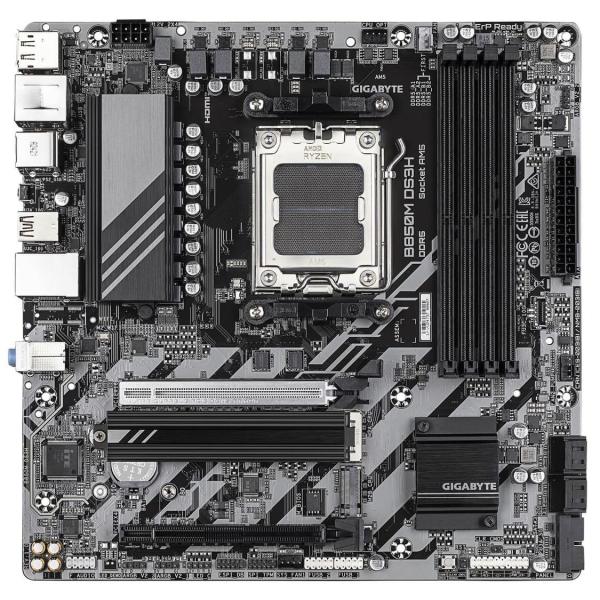 Материнська плата Gigabyte B850M DS3H (B850M DS3H) (Socket AM5, AMD B850, Micro-ATX)