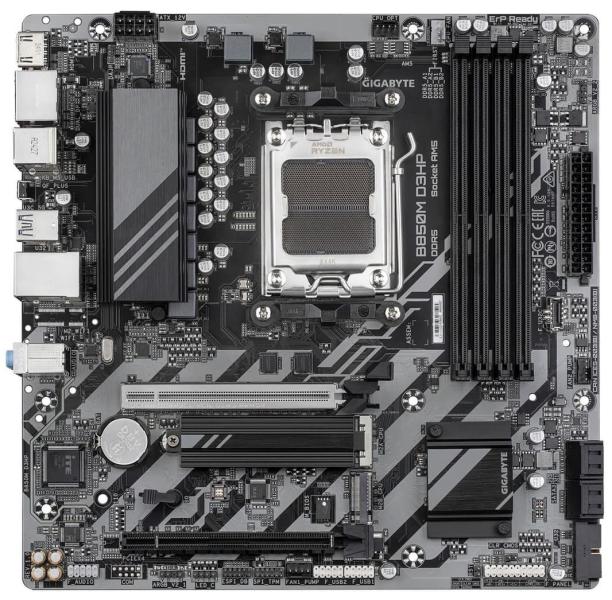 Материнська плата Gigabyte B850M D3HP (B850M D3HP) (Socket AM5, AMD B850, Micro-ATX)