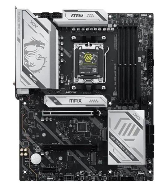 Материнська плата MSI MAG X870E GAMING MAX WIFI (MAG X870E GAMING MAX WIFI) (Socket AM5, AMD X870E, ATX) FR