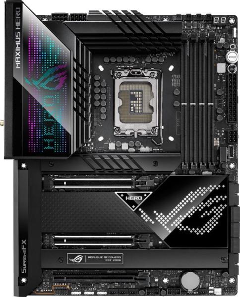 Материнська плата ASUS ROG MAXIMUS Z690 HERO (ROG Maximus Z690 Hero) (Socket 1700, Intel Z690, ATX) Б/в
