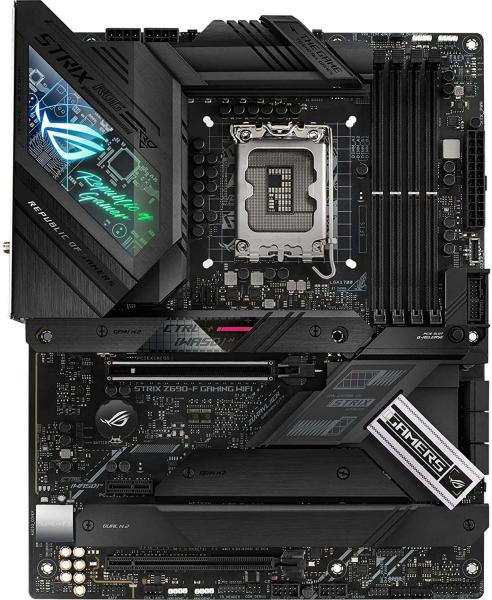 Материнська плата ASUS ROG STRIX Z690-F GAMING WIFI (ROG STRIX Z690-F GAMING WIFI) (Socket 1700, Intel Z690, ATX) Б/в