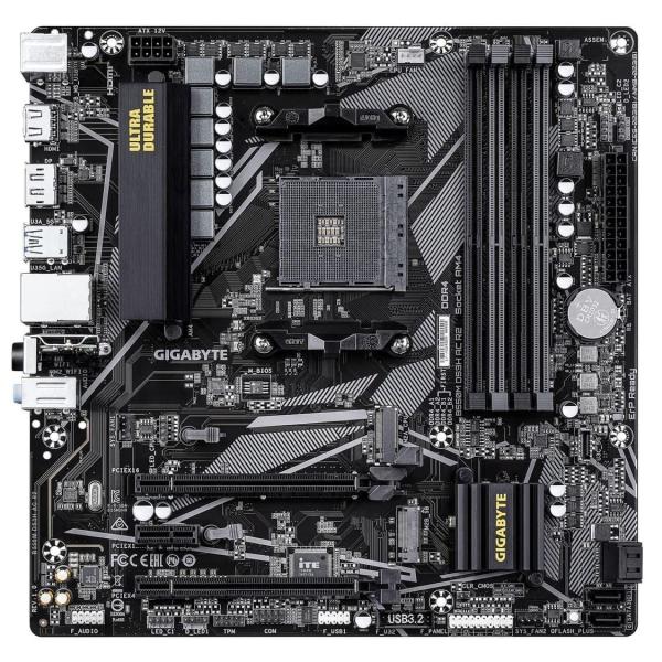 Материнська плата GIGABYTE B550M DS3H AC R2 (B550M DS3H AC R2) (Socket AM4, AMD B550, Micro-ATX)