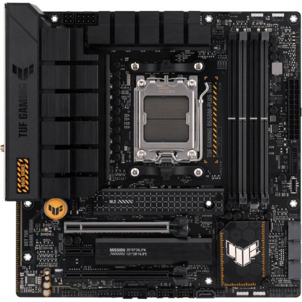 Материнська плата ASUS TUF GAMING B650M-PLUS WIFI (TUF GAMING B650M-PLUS WIFI) (Socket AM5, AMD B650, Micro-ATX)