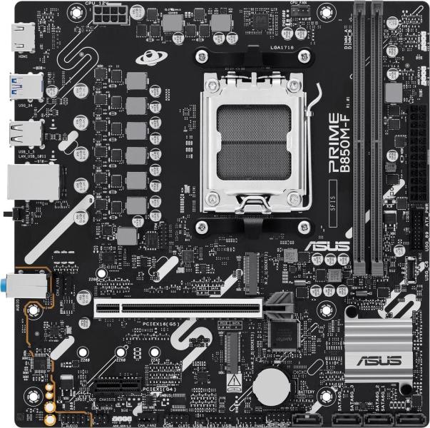 Материнська плата ASUS PRIME B850M-F (PRIME B850M-F) (Socket AM5, AMD B850, Micro-ATX)